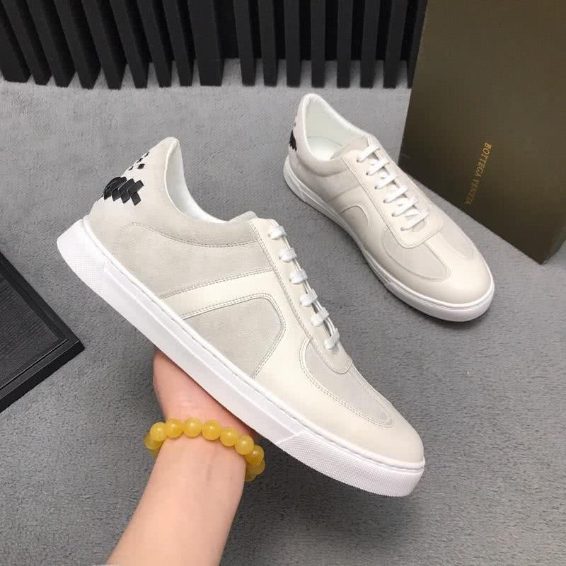 Bottega Veneta New Casual Shoes Cowhide And buckskin White Men 5