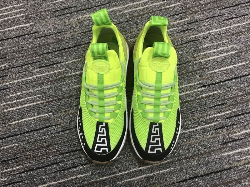 Versace Sneakers Green White Black Coffee Men Women 3