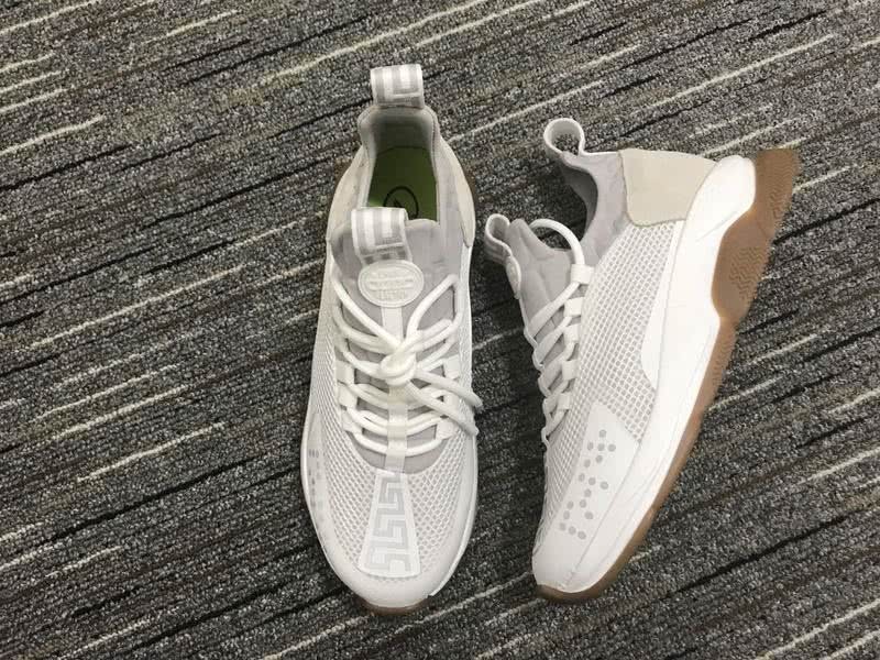 Versace Sneakers Grey White Coffee Men Women 1