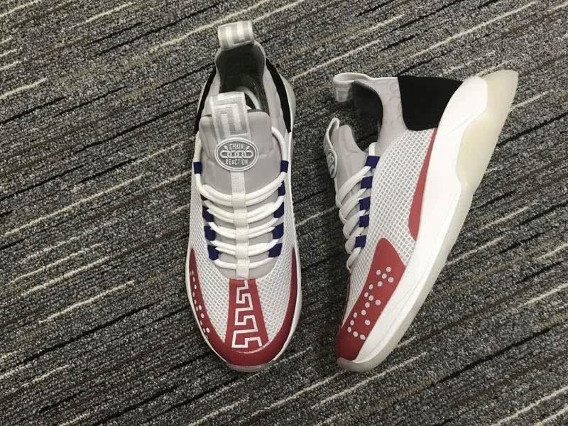 Versace Sneakers White Red Grey Black Men Women 1