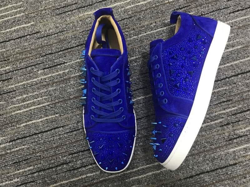 Christian Louboutin Low Sneaker Blue Men Women 3