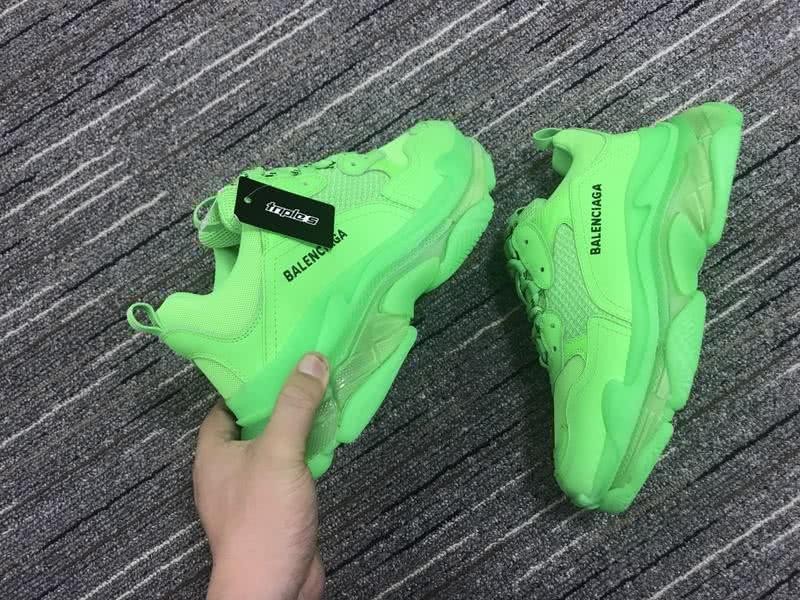 Balenciaga Triple s Trainers Top Green Air Sneakers Men Women 7