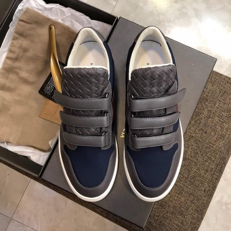 Bottega Veneta New Fashion Sneakers Cowhide Gray Men 2