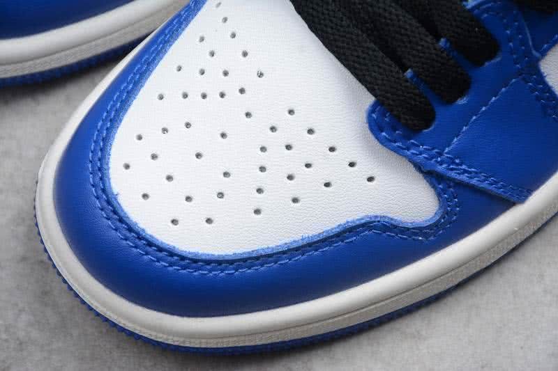 Nike AJ1 Cheap Kids Shoes Black/Blue 8