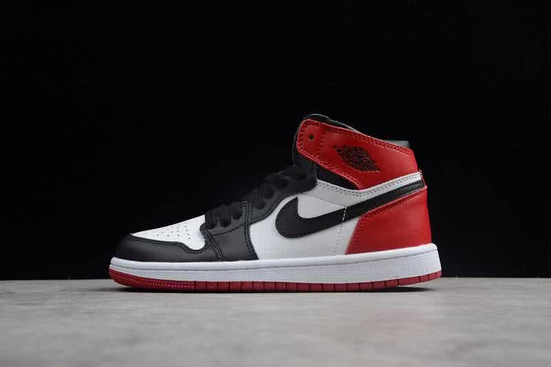 Nike AJ1 Cheap Kids Shoes Black/Red 1