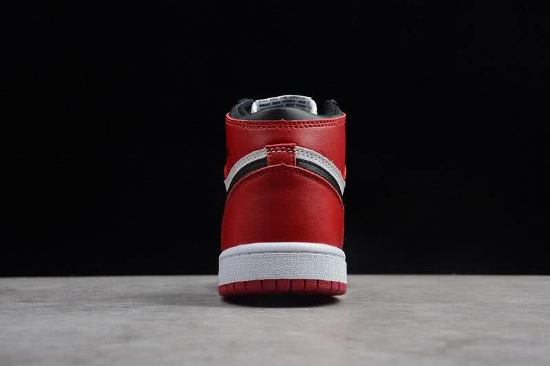 Nike AJ1 Cheap Kids Shoes Black/Red 6