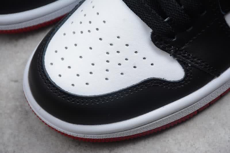 Nike AJ1 Cheap Kids Shoes Black/Red 8