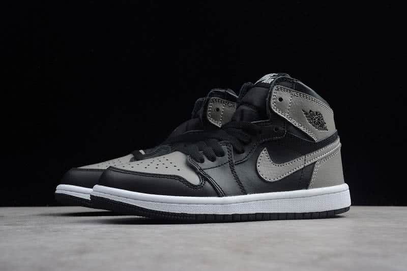 Nike AJ1 Cheap Kids Shoes Black 2