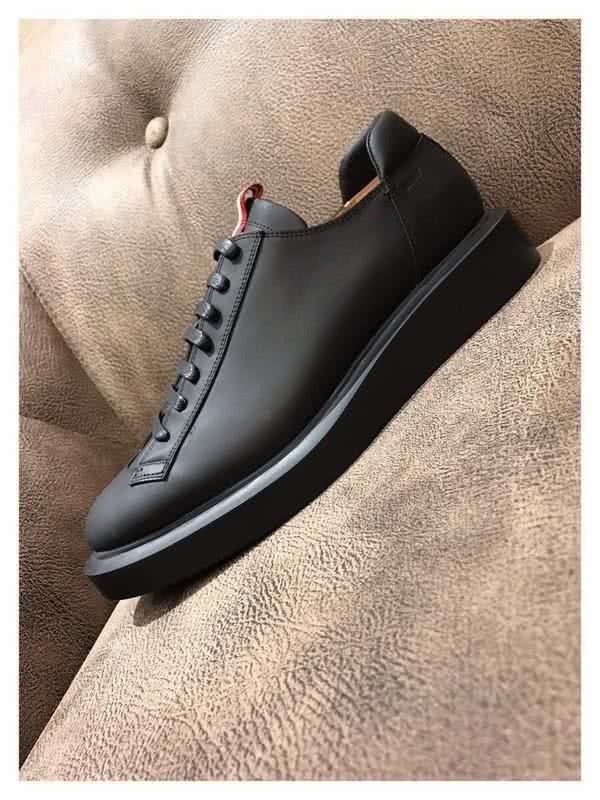 Bally Fashion Leather Sports Shoes Cowhide Black Men 3