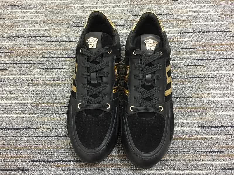 Versace Sneakers Black Yellow Men Women 3