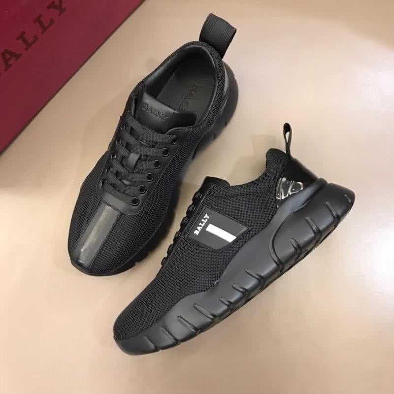 Bally Fashion Sports Shoes Cowhide Black Men 1