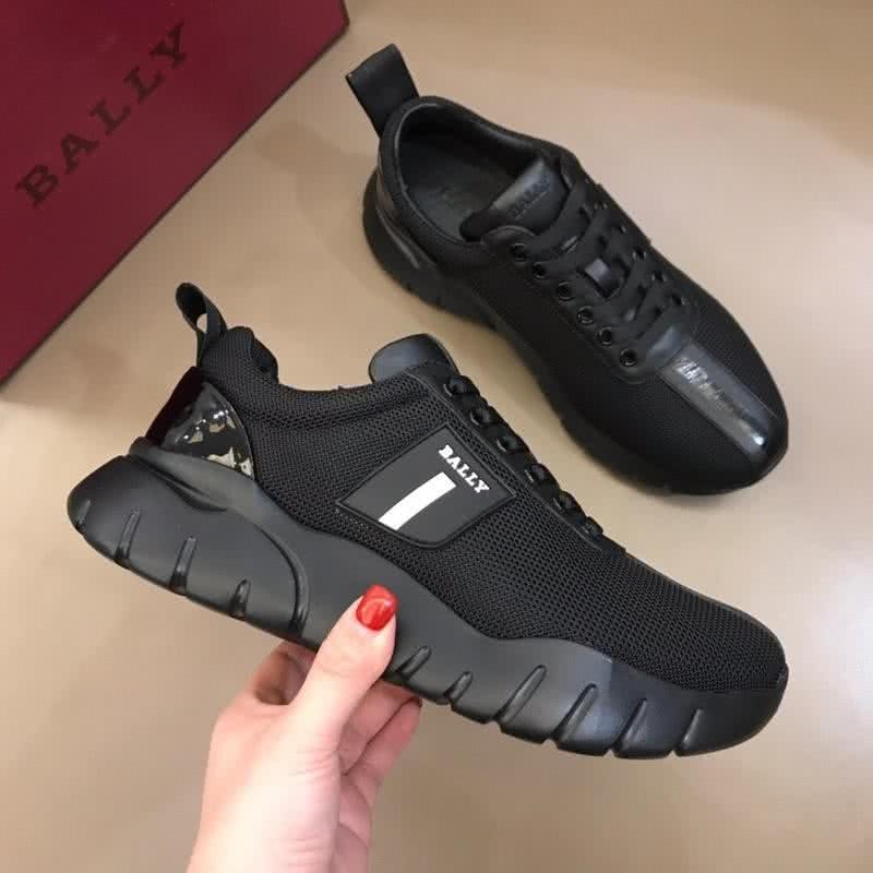Bally Fashion Sports Shoes Cowhide Black Men 4