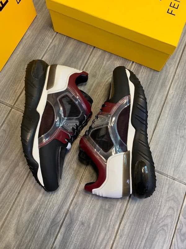 Fendi Sneakers Black White Wine Men 9