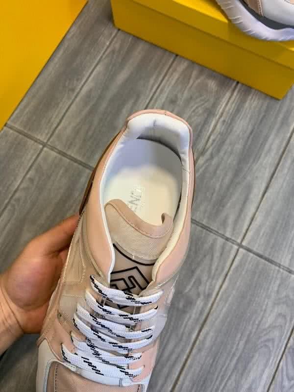 Fendi Sneakers Pink White And Wine Men 7
