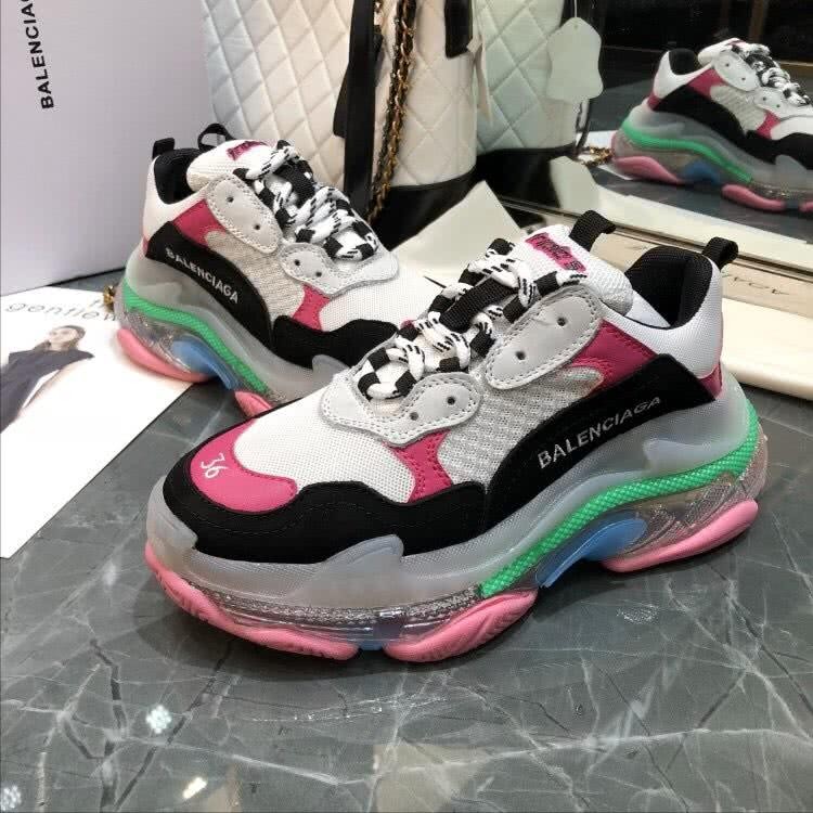 Balenciaga Triple S Air White Black Pink Men Women 6