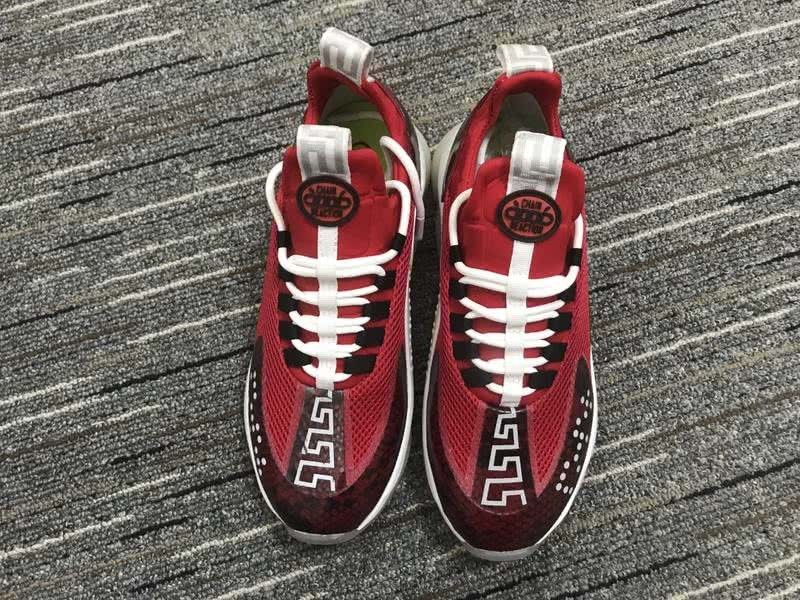 Versace Sneakers Red Black White Men Women 4