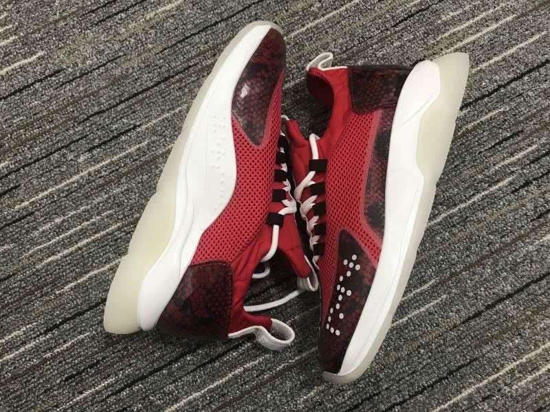 Versace Sneakers Red Black White Men Women 7