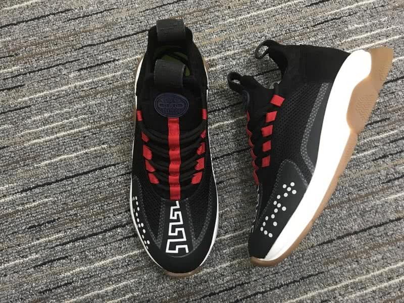 Versace Sneakers Black White Coffee Men Women 1