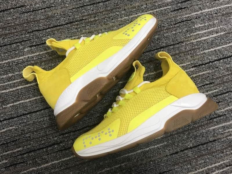 Versace Sneakers Yellow White Coffee Men Women 7