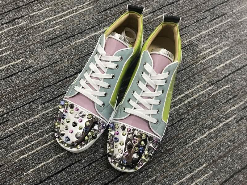 Christian Louboutin Low Sneaker Green Men Women 1