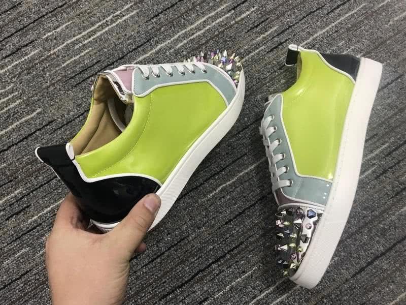 Christian Louboutin Low Sneaker Green Men Women 7