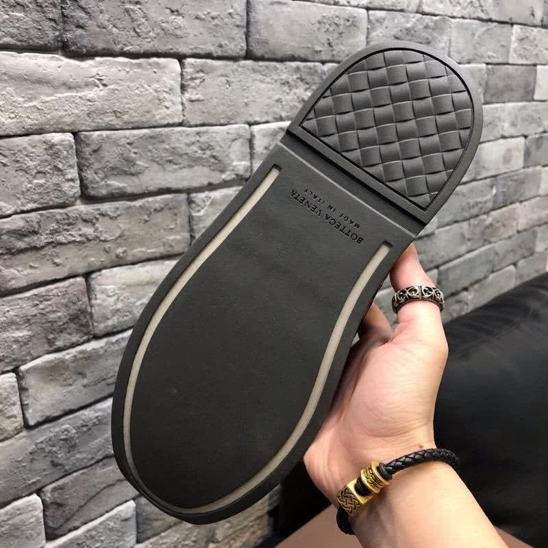 Bottega Veneta New Cowhide Loafers Woven Black And Red Men 9