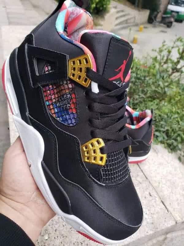Air Jordan 4 Black White And Red Men 3