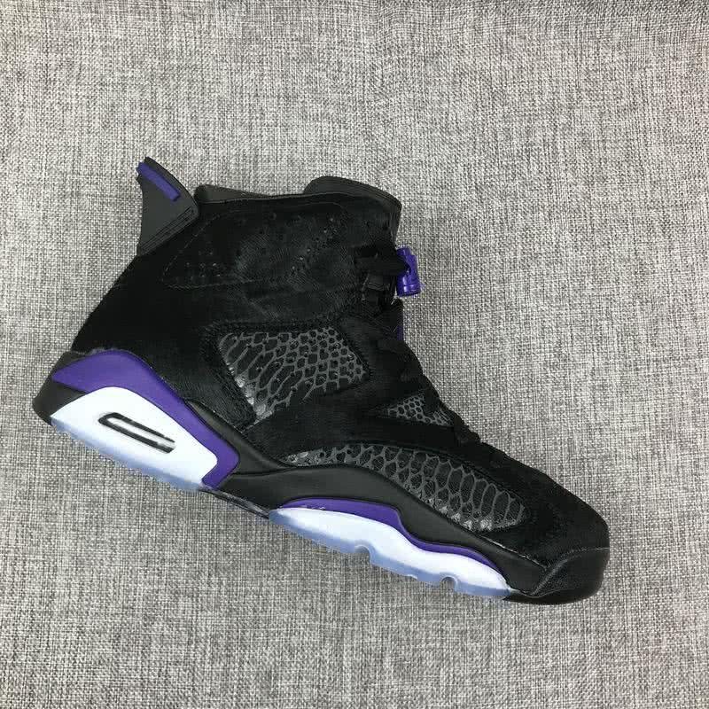 Social Status x Air Jordan 6 NRG Black And Purple Men 4