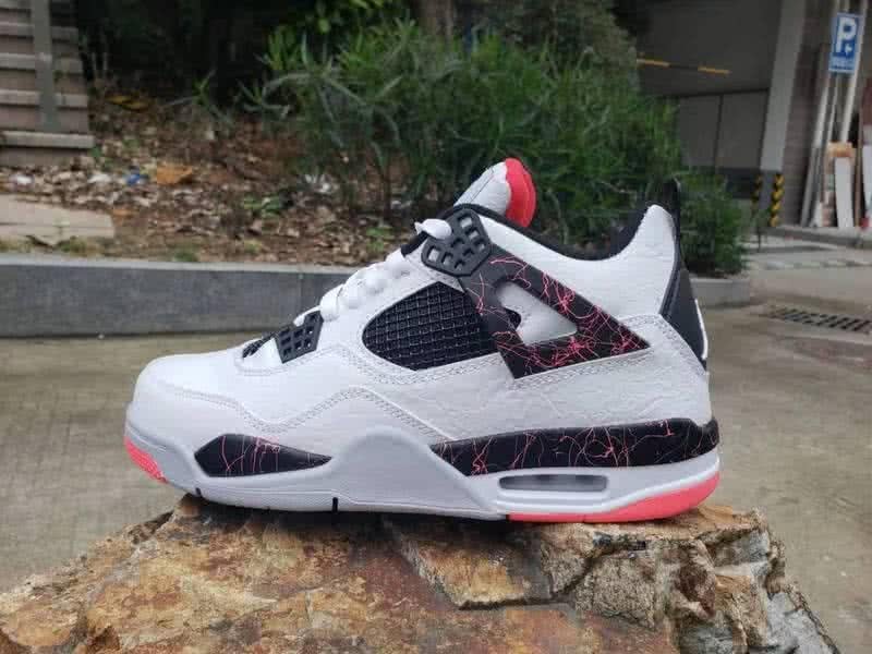 Air Jordan 4 Black And White Men 2