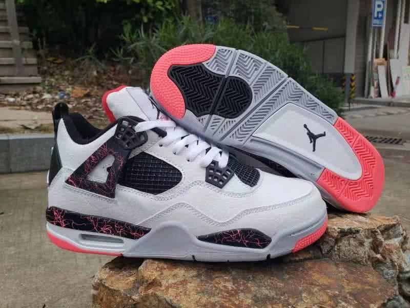 Air Jordan 4 Black And White Men 1