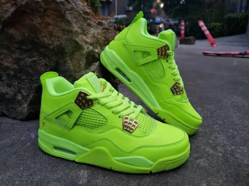 Air Jordan 4 Shoes Yellow Men 6