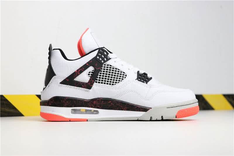 Air Jordan 4 Pale Citron White Grey And Black Men 3
