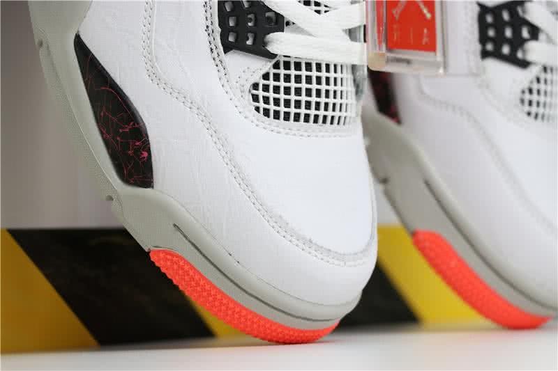 Air Jordan 4 Pale Citron White Grey And Black Men 6