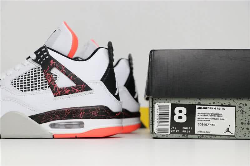 Air Jordan 4 Pale Citron White Grey And Black Men 7