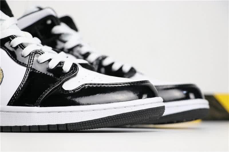 Air Jordan 1 MID Black And Golden Men 8