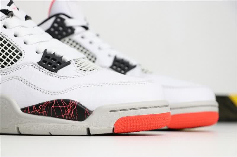 Air Jordan 4 Pale Citron White Grey And Black Men 6