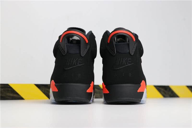 Air Jordan 6 Black Infrared Red Men 5