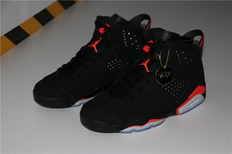 Air Jordan 6 Black Infrared Red Men 8