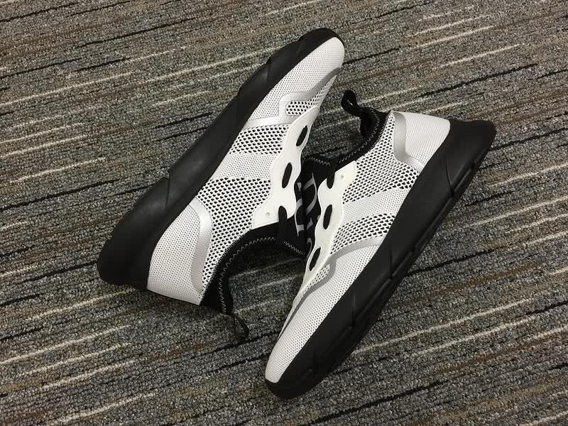 Christian Dior Sneakers 3020  White Grid Black Sole and Upper Men 4