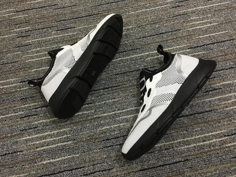 Christian Dior Sneakers 3020  White Grid Black Sole and Upper Men 7