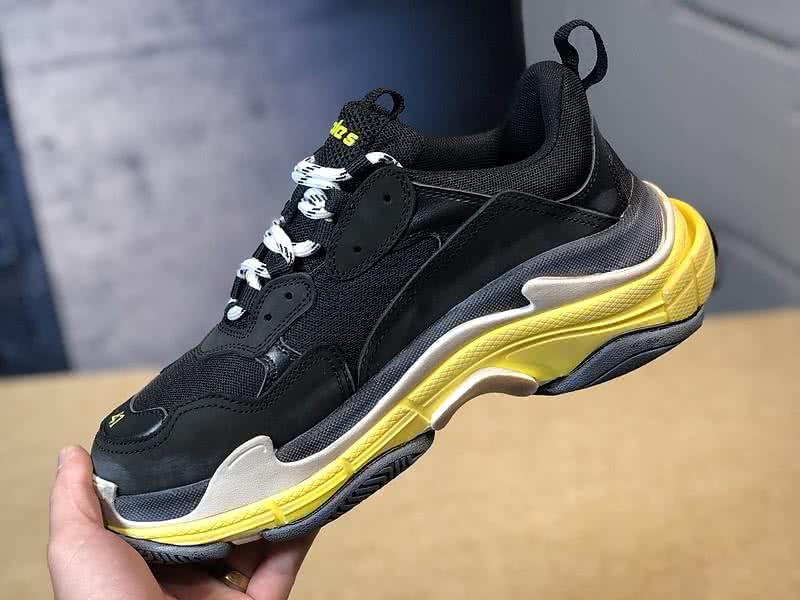 Balenciaga Triple S Plus Black Yellow 7