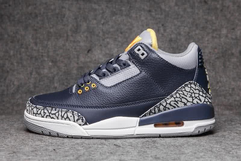 Air Jordan 3 Shoes White And Black Men 2
