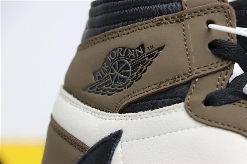 Air Jordan 1 High OG TS SP Brown Black And White Men 7