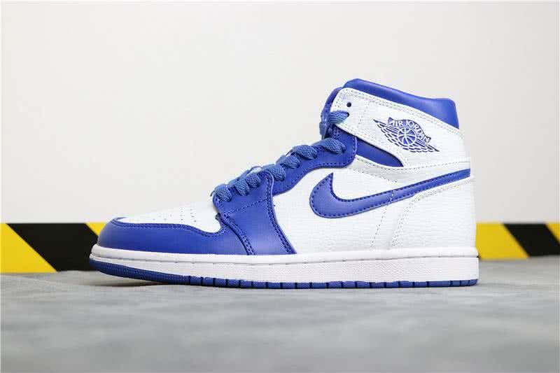 Air Jordan 1 Hyper Royal White And Blue Women/Men 1
