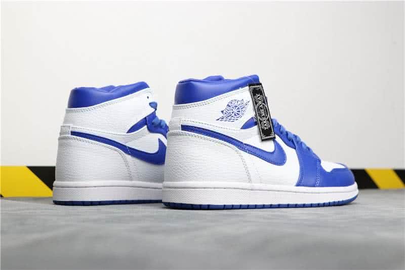 Air Jordan 1 Hyper Royal White And Blue Women/Men 6