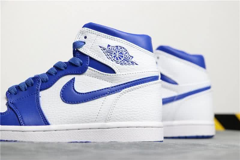 Air Jordan 1 Hyper Royal White And Blue Women/Men 9