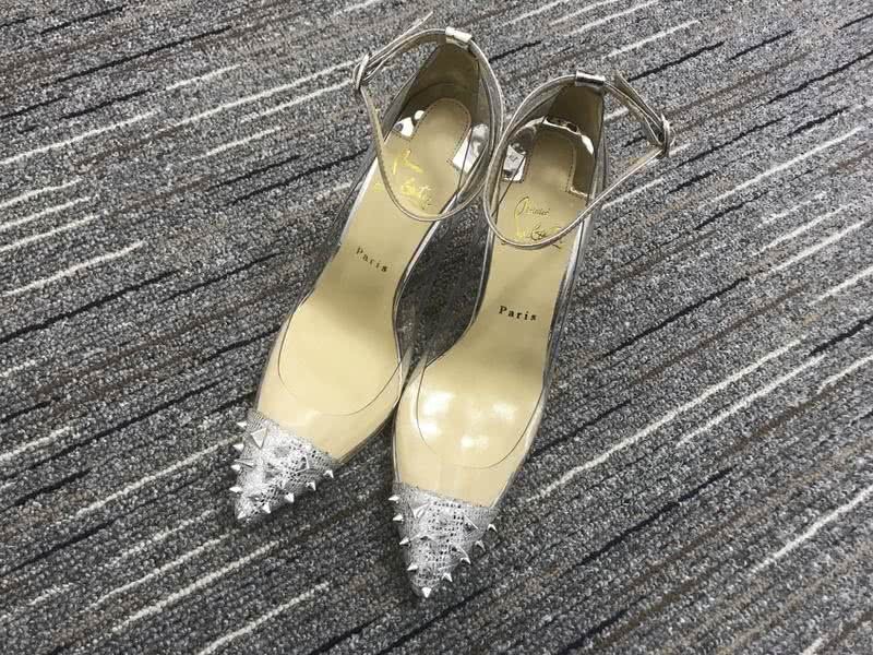 Christian Louboutin Pump High Heels Silver Women 1