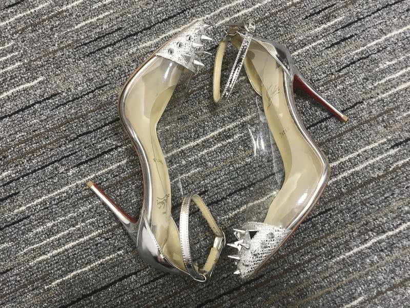 Christian Louboutin Pump High Heels Silver Women 6
