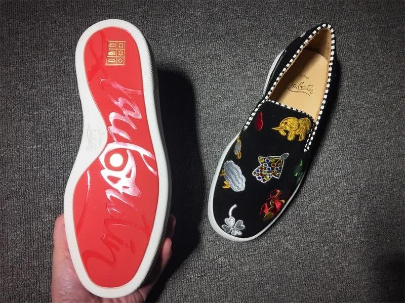 Christian Louboutin Flat Black Loafers Men Women 6