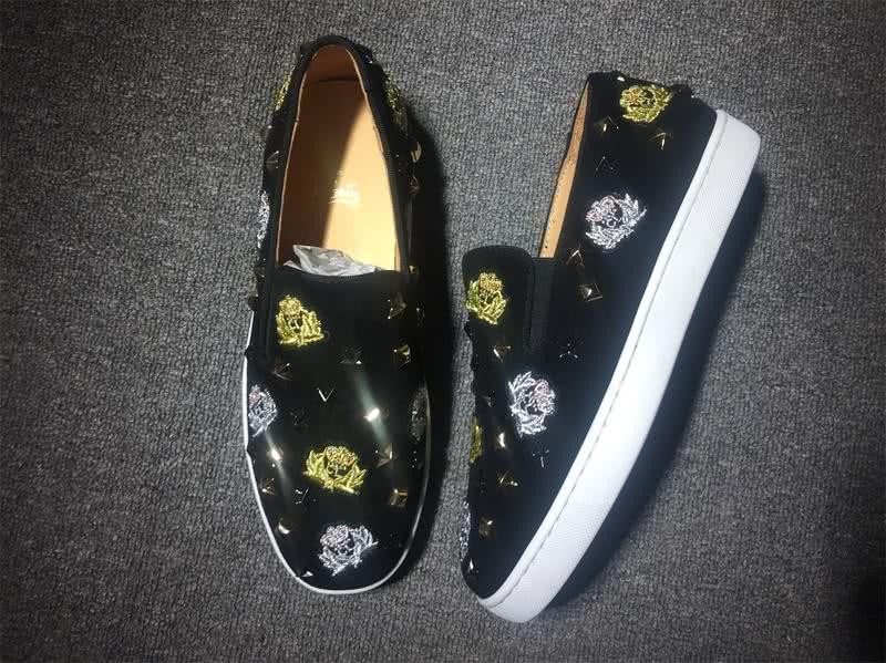 Christian Louboutin Flat Black Loafers Men Women 6